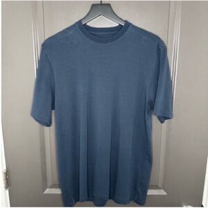 LUXE Oliver Sweeney Palmela Premium Cotton Men's Tee | Navy | Large ⚓️